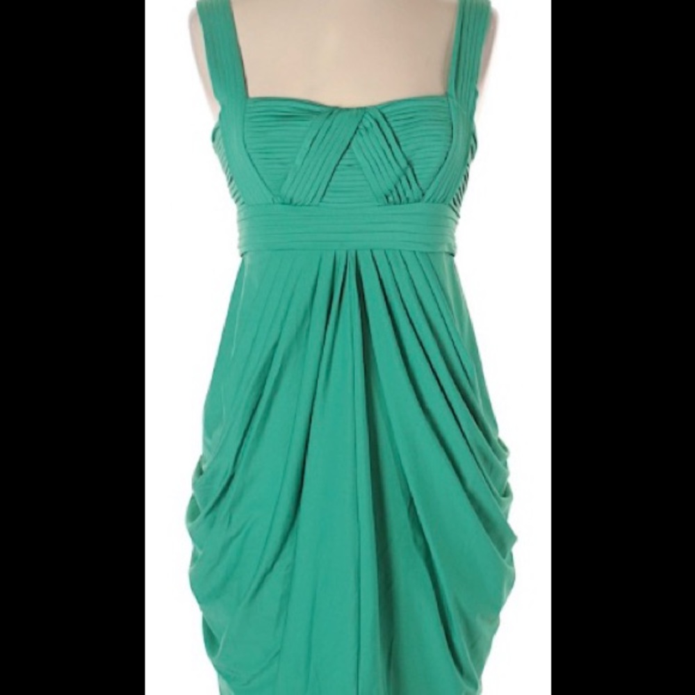 BCBGMaxazria Emerald Green Cocktail Dress